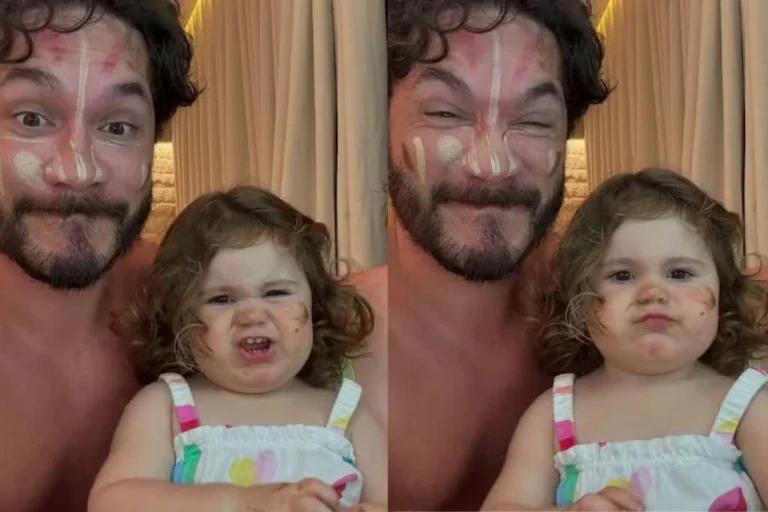 Filha de Eliezer e Viih Tube surpreende o pai com pedido inusitado